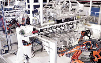 汽車生產中的齒型鏈 | 沖壓車