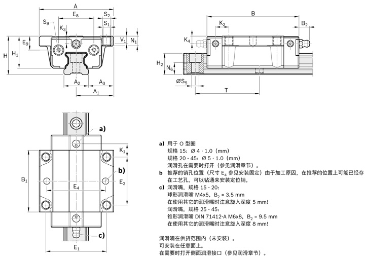 REXROTH-新型滑塊 R205A41420--結構圖.jpg